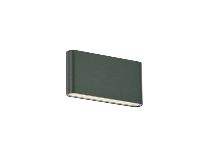Applique murale d'extérieur moderne vert foncé 17,5 cm LED
