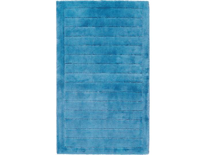 Badematte EGERIA Line Gr. 3, blau, H:10mm, Baumwolle, Badematten, Badematte