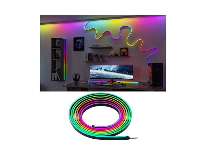 Paulmann EntertainLED LED Schlauch Black Neon 5m 12W 96 LEDs/m Rgb+ 24Va