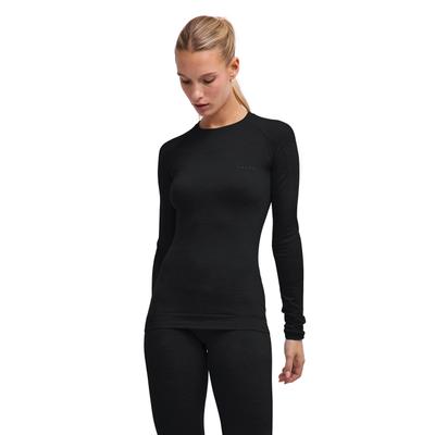 Langarmshirt FALKE "FALKE Langarmshirt", Damen, Gr. M, schwarz (3000), Shirts Langarmshirt