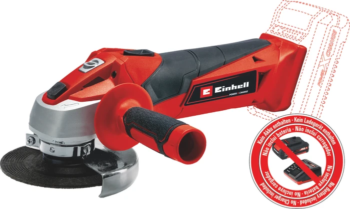 EINHELL Winkelschleifer AKU 115 mm TC-AG 18/115 Li-Solo, 4431130 (ohne AKKU)