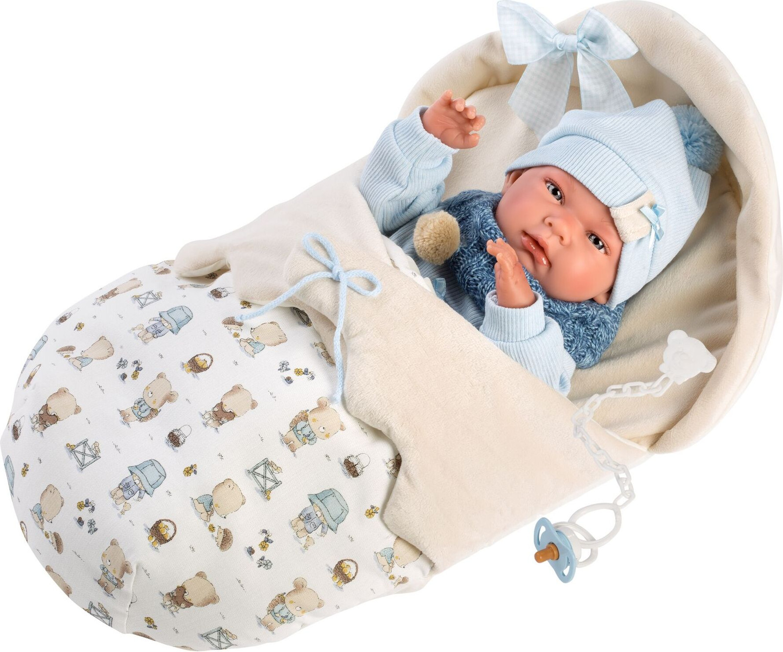 Llorens Nico baby pop meisjesmodel meerkleurig 400 mm