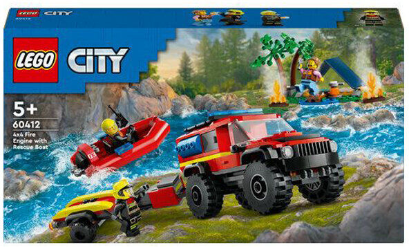 Lego CAMIAO BOMBEIROS BARCO 60412