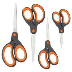 RAPESCO Scheren-Set »Soft Grip« 4 Stück orange