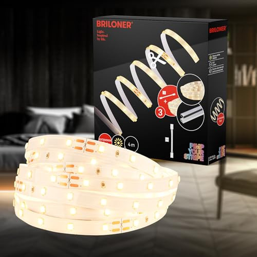 Briloner Pimp your Stripe LED-strip uitbreidingsset, warm wit, 4 m
