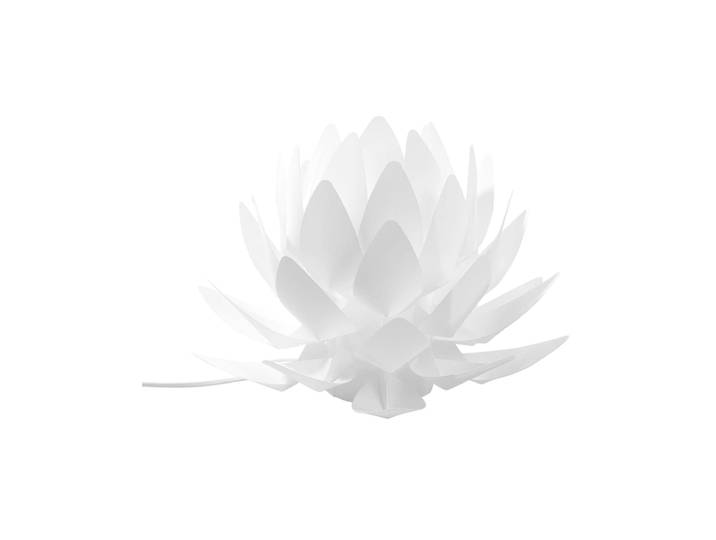 Lampe à poser fleur blanc
