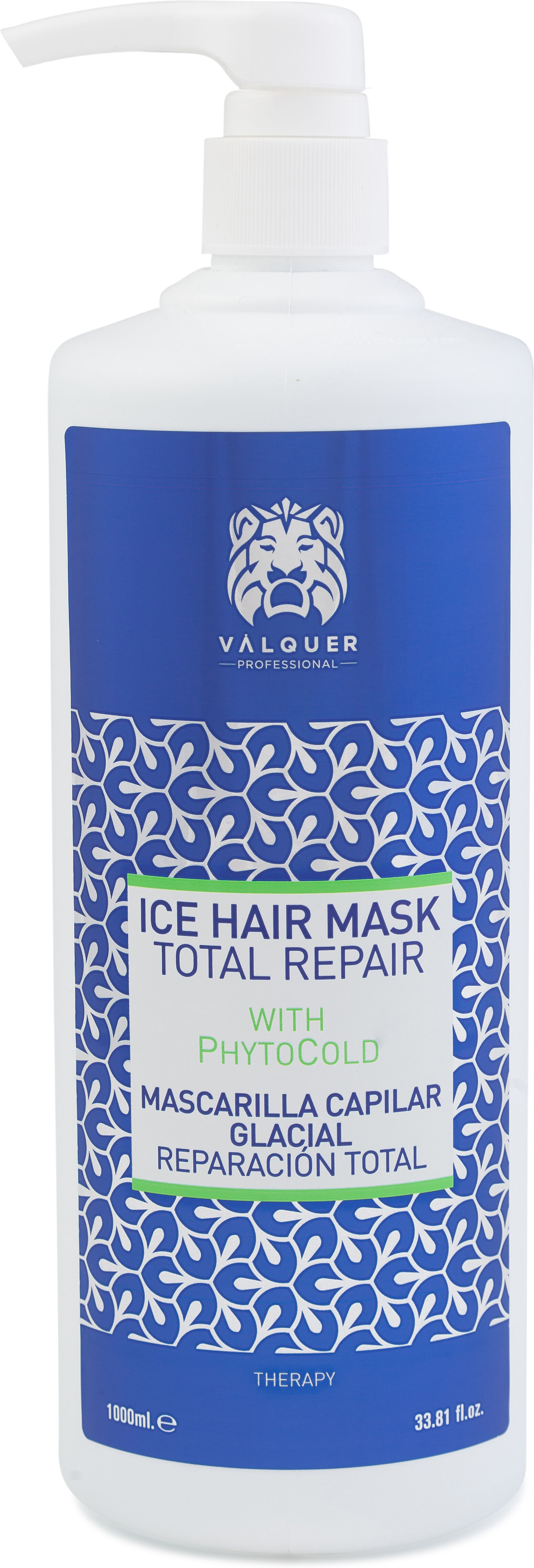 Valquer Glaziale Haarmaske Farbe und Helligkeit 1000 ml 1 L