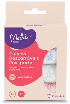 Mother Wells Cuecas Descartáveis Pós-Parto 4 un