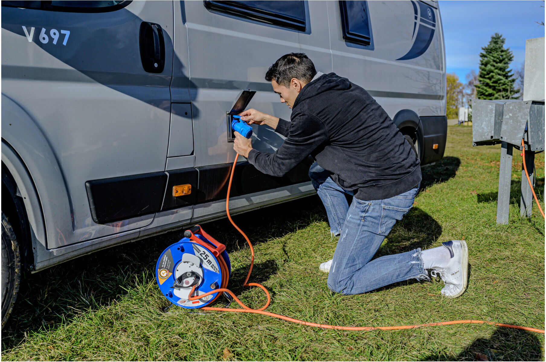 Garant G CEE 3 IP44 Camping/Maritim-Kabeltrommel 25m H07RN-F 3G2,5 ; Brennenstuhl (1182470100)