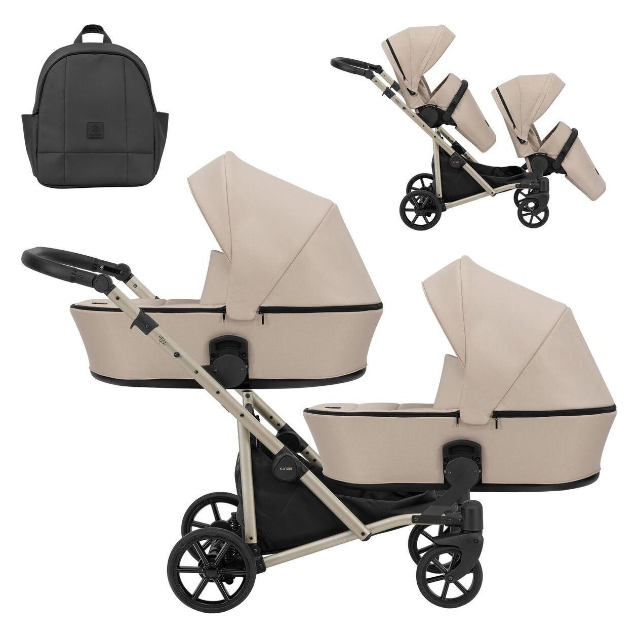 Kunert BRAV DUO 2in1 Doppelkinderwagen - Flexibel und Kompakt für Zwei Kinder (65399369)