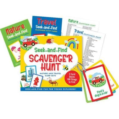 Seek-And-Find Scavenger Hunt Card Set - 2 Game Decks