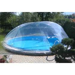 Steinbach Swimming Pool Überdachung "Cabrio Dom",transparent,