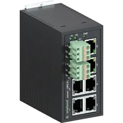 WIENET UMS 6-L - Switch, 6-Port, Fast Ethernet, Hutschiene