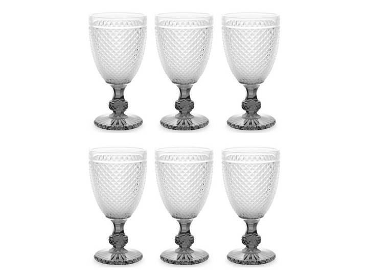 Vivalto Wasserglas 256 ml 6er-Set, Transparent, Glas, Gläser, Trinkgläser