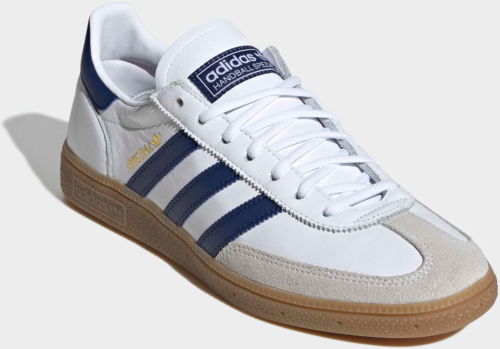 Sneaker ADIDAS PERFORMANCE "HANDBALL SPEZIAL", Herren, Gr. 43, ftwwht, vicbl, fc kopenhagen, Leder, Schuhe Sneaker ftwwht, vicbl, fc kopenhagen 43