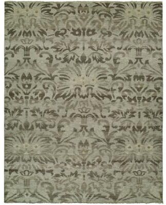 KALATY Transitional Multi-Colored Hand-Knotted Wool Area Rug
