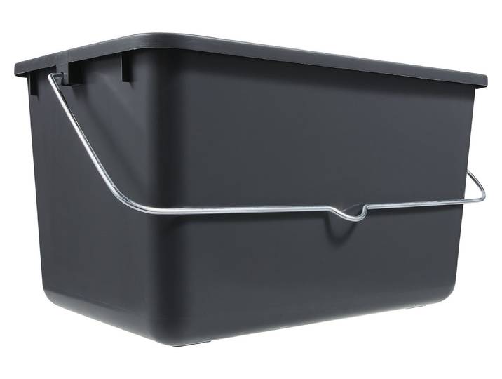 Farbeimer Schwarz 12 l 25 x 36.5 x 20.5 cm