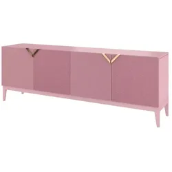 Sideboard   ¦ rosa/pink ¦ Maße (cm): B: 201,5 H: 70