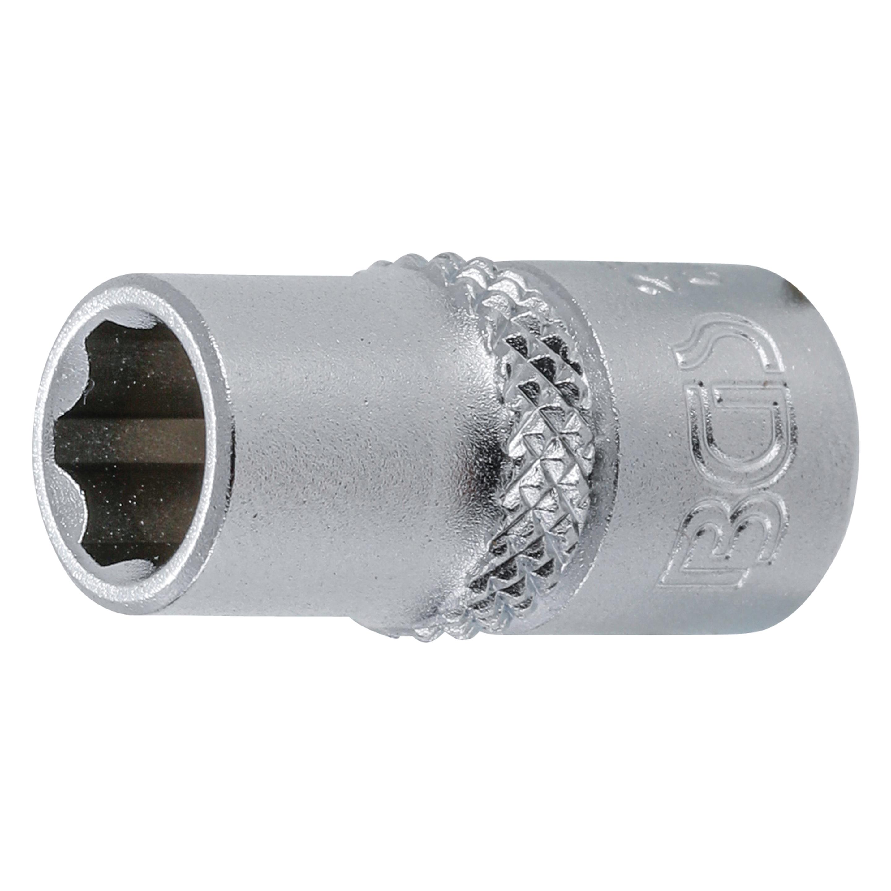 BGS Steckschlüssel-Einsatz Super Lock Antrieb Innenvierkant 6,3 mm (1/4") SW 7 mm (7 mm) (2347)