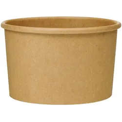 MONOUSO - Kraft Eisbecher aus Pappe 5Oz/140ml (50 Stück)