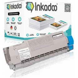 Inkadoo, Toner, Toner kompatibel zu OKI 46507506 / C612 Toner, magenta Magenta (M)