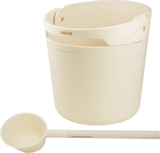 Kit complet Harvia Helmi Ivoire pour sauna