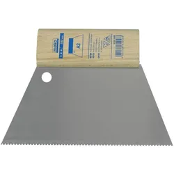 mako Kleberspachtel Trapezform KOMFORT 18 cm / B2, Qualitäts-Bandstahl