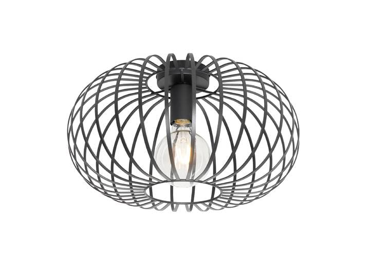 Plafonnier intelligent noir 39 cm avec Wi-Fi G95 - Johanna
