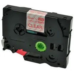 Alternativ-P-Touch für Brother TZE132 rot transparent
