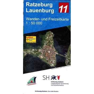 Wander- und Freizeitkarte Ratzeburg - Lauenburg, Karte von , Landesamt f.Vermessung, 978-3-89130-737-3