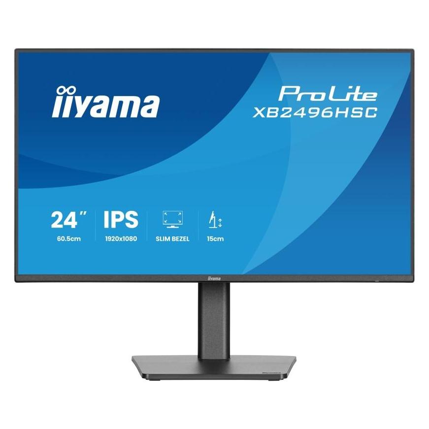 iiyama 24" IPS-panel, 1920x1080@144Hz, 15cm Hei (1920 x 1080 Pixel, 24") (XB2496HSC-B1)