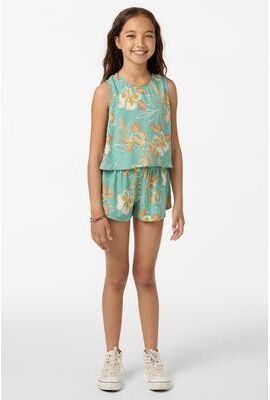 O'Neill s Gabi Tiki Shorts in Green, Size Medium, Viscose