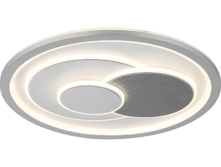 GLOBO Lighting Deckenleuchte RUIZ I DH 48x5,70 cm weiß Deckenlampe