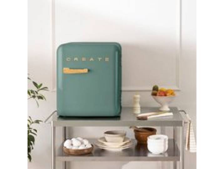 Réfrigérateur rétro - Create - 48L - Esthétique années 50 - Grande capacité