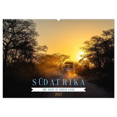 Südafrika - Die Welt in einem Land (Wandkalender 2027 DIN A2 quer), CALVENDO Monatskalender