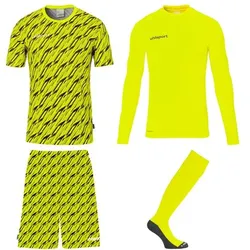 Uhlsport Torwartset Progressive - neongelb / M