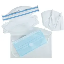 Foldersys 10x Umlauf- und Mundschutztasche DIN Lang transparent, 22.5x13 cm