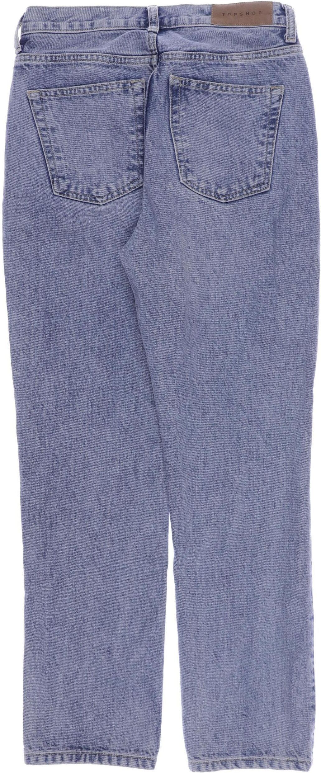 Topshop Damen Jeans, Blau, Gr. W26, Baumwolle / Synthetik - Second Hand