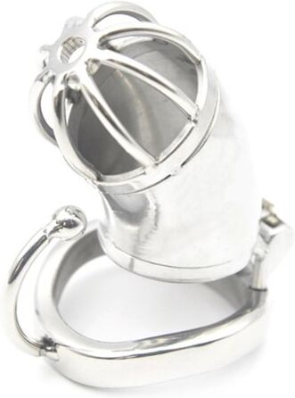 FUKR Cage de chasteté en métal Hook Open 7 x 3.3cm