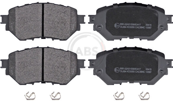 A.B.S. Bremsbelagsatz, Scheibenbremse 35415 Für Mazda