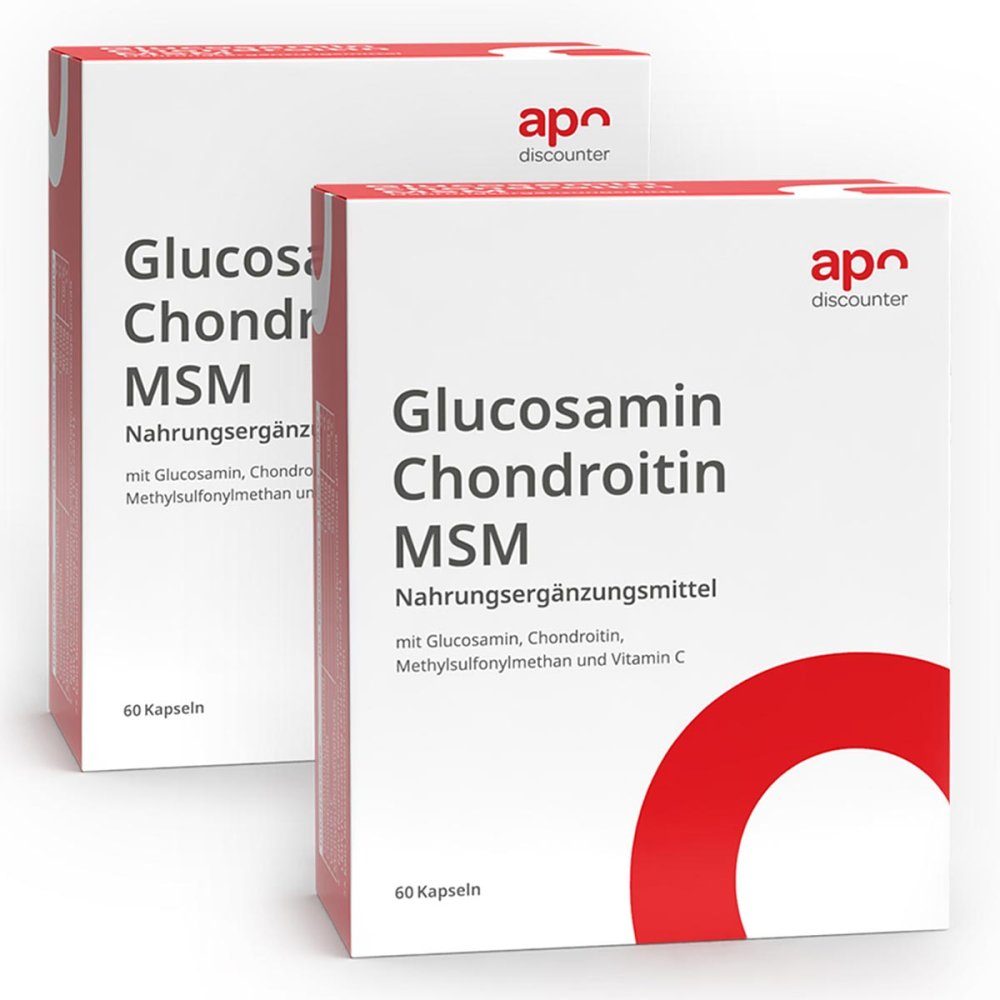 apo.com Group GmbH Glucosamin Chondroitin MSM Kapseln von apodiscounter 08102165