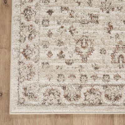 Abani Rugs Beau Collection BEA130A Traditional Medallion Cream Area Rug