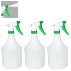 Relaxdays Sprühflasche 3er Set Weiß,Grün