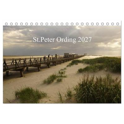 St. Peter Ording 2027 (Tischkalender 2027 DIN A5 quer), CALVENDO Monatskalender