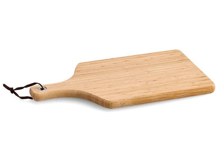 Schneidebrett ZELLER PRESENT Bamboo , beige (natur), B:25cm H:1,6cm L:45cm, Bambus, Metall, Schneidebretter, Schneidebrett, Länge ca. 45 cm