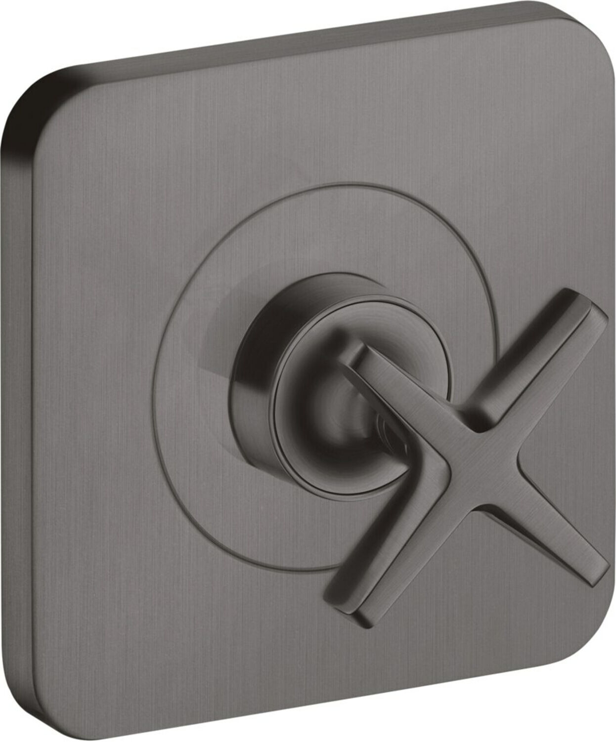 Hansgrohe Fertigset Axor Citterio E UP-Absperrvtl. 120x120mm, brush. bla vc (36771340)