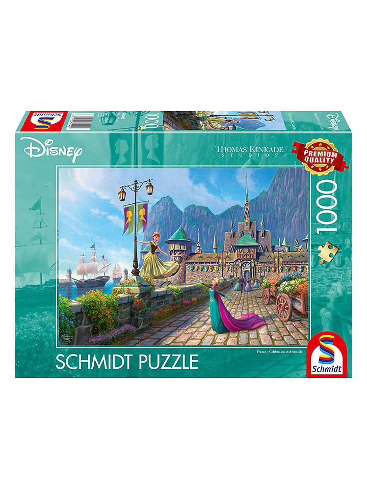 Schmidt Spiele 1000tlg. Puzzle "Disney, Frozen, Celebrating in Arendelle" - ab 14 Jahren - onesize