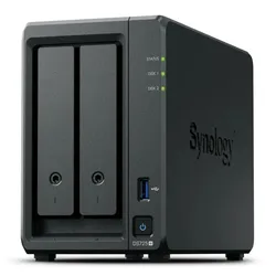 Synology DiskStation DS725+ NAS & Speicherserver Ryzen Embedded R1600 4 GB DDR4 0 TB Schwarz