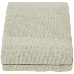 WOHNDECKE Kashi 150/200 cm, Baumwolle mit Fransen