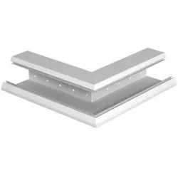 OBO 6282710 Außeneck asymmetrisch 133x110x300 Stahl reinweiß RAL 9010 GEK-SAA133110RW